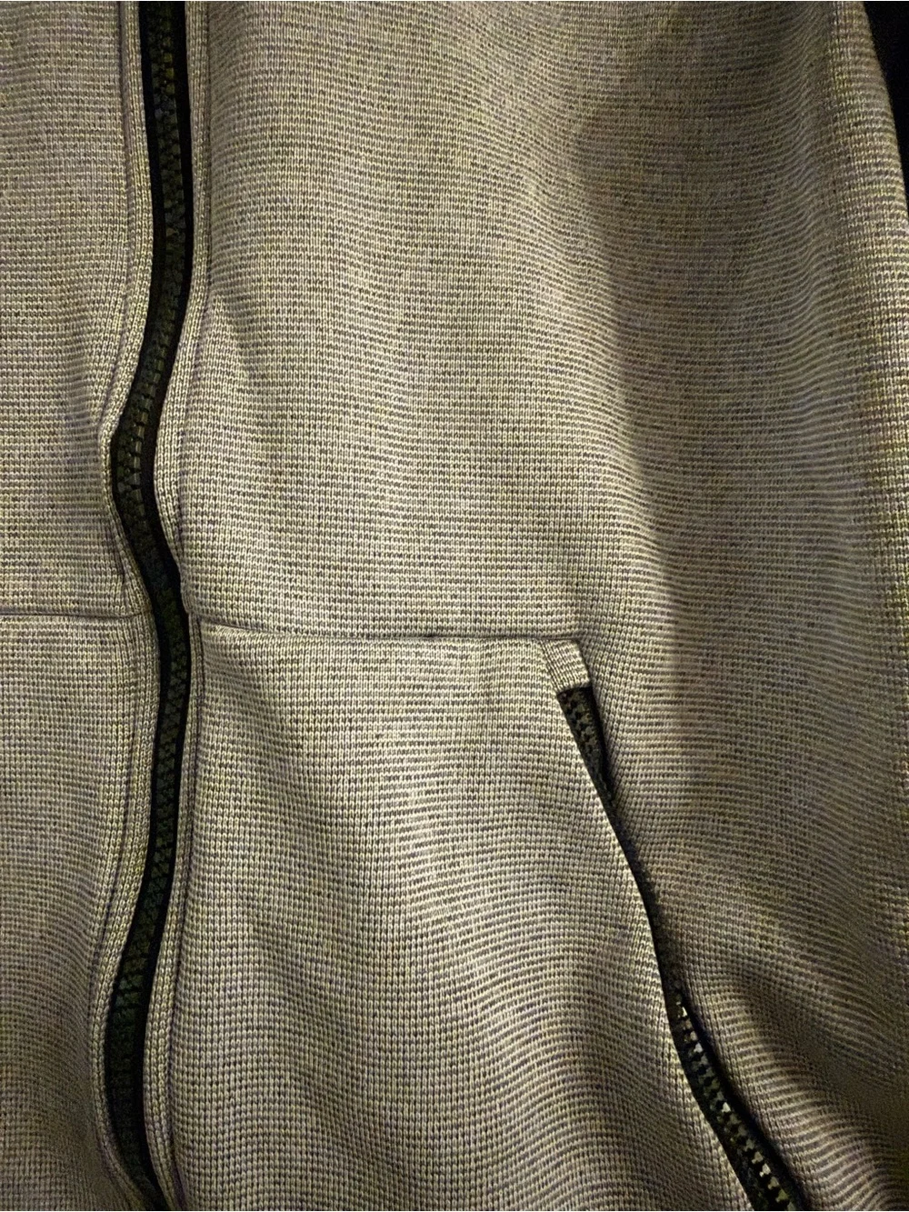 Under Armour Gray and Black Hooded Zip-Up Jacket